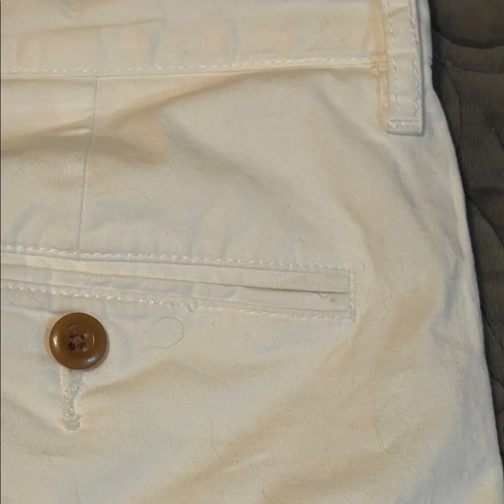J. Crew Men's Cream Flat Front Shorts